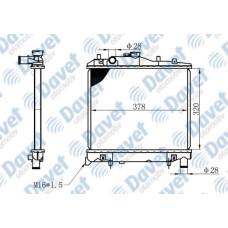 MOTOR SU RADYATORU BRAZING PRIDE 93-> MANUEL SANZUMAN 320X378X16   ####