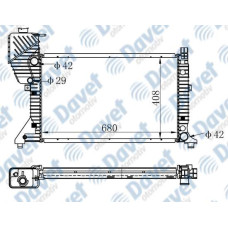 MOTOR SU RADYATORU BRAZING SPRINTER 680X408X32 BME966 MANUEL SANZUMAN