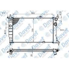 MOTOR SU RADYATORU BRAZING ASTRA F 1.4-1.6-1.8-2.0 KLIMALI MANUEL SANZUMAN 585X3