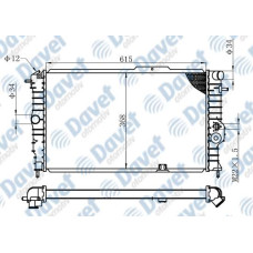 MOTOR SU RADYATORU BRAZING VECTRA A 88-> MANUEL SANZUMAN 615X368X26