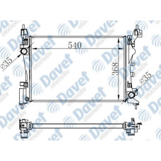 MOTOR SU RADYATORU BRAZING GRANDE PUNTO 1.2-1.4 1.4 16V 05-> MANUEL SANZUMAN 540