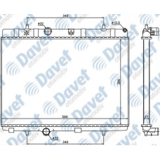 MOTOR SU RADYATORU BRAZING P301-P08-P207-C2-C3 380X538X16  MANUEL SANZUMAN