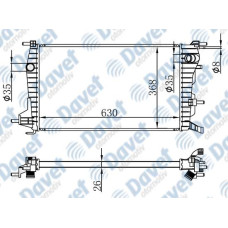 MOTOR SU RADYATORU BRAZING FLUENCE 1.5 DCI MANUEL SANZUMAN 630X368X16