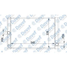 MOTOR SU RADYATORU BRAZING COROLLA D4D 07-> 550X370X16 MANUEL SANZUMAN