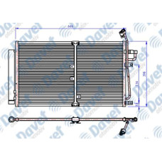 KLIMA RADYATORU KONDENSER BRAZING CHEVROLET CAPTIVA 2.0D 06-> 645X390X16 AT/MT S