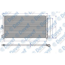 KLIMA RADYATORU KONDENSER BRAZING FIAT DOBLO 1.3 MJT 05-> 610X305X16  AT/MT SANZ
