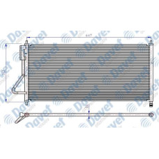 KLIMA RADYATORU KONDENSER BRAZING FORD FOCUS 1.4-1.6EFI-1.8 TDCI-2.0EFI-2.0I 98-
