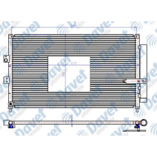 KLIMA RADYATORU KONDENSER BRAZING HONDA CIVIC 1.3I-1.6I 06-> 675X380X16 AT/MT SA