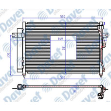 KLIMA RADYATORU KONDENSER BRAZING GETZ 1.5 CRDI 02-> 550X350X16 AT/MT SANZUMAN