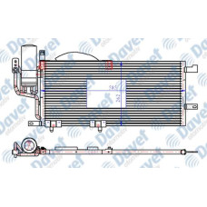 KLIMA RADYATORU KONDENSER BRAZING COMBO-CORSA C 1.3CDTI-1.7CDTI 03> 588X259X16