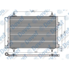 KLIMA RADYATORU KONDENSER BRAZING P307 1.4-1.6 04-> 570X359X16 AT/MT SANZUMAN