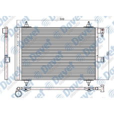 KLIMA RADYATORU KONDENSER BRAZING P407 CITROEN C5 05> 560X361X16  AT/MT SANZUMAN