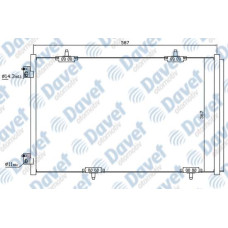 KLIMA RADYATORU KONDENSER BRAZING P301 C ELYSEE 1.2 1.6  1.6 HDI 587X367X16  AT/