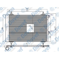 KLIMA RADYATORU KONDENSER BRAZING P307 00> 510X360X16  AT/MT SANZUMAN