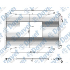 KLIMA RADYATORU KONDENSER BRAZING 206 98> 1.1-1.4-1.6-2.0-1.4HDI-1.6HDI 590X361X