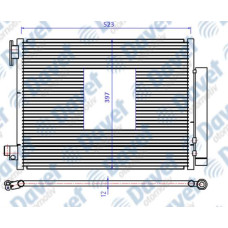 KLIMA RADYATORU KONDENSER BRAZING CLIO IV-CAPTUR-LOGAN II-LODGY-SANDRO II 1.5DCI