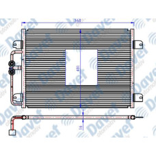 KLIMA RADYATORU KONDENSER BRAZING MEGANE I-SCENIC I 1.4-1.6-2.0-1.9D 96-03 565X3