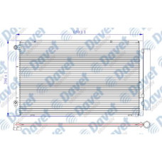 KLIMA RADYATORU KONDENSER BRAZING COROLLA 1.4I 01-> AT/MT SANZUMAN 655X372X20