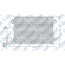 KLIMA RADYATORU KONDENSER BRAZING PASSAT 96-00 A4 95-00 610X421X19 AT/MT SANZUMA