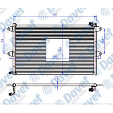 KLIMA RADYATORU KONDENSER BRAZING POLO 95-99 CADDY II-CORDOBA 93-99IBIZA II 1.4-