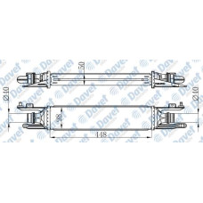 TURBO RADYATORU INTERCOOLER CORSA D 1.3 CDTI 06 > 450X98X50 AT/MT SANZUMAN