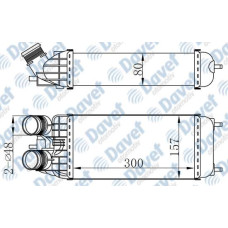 TURBO RADYATORU INTERCOOLER P301-P08-P208-C3 PICASSO-C ELYSEE-C4 CACTUS-C3 III-D