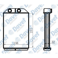 KALORIFER RADYATORU BRAZING AUDI A6 01-> 217X156X32 AT/MT SANZUMAN   ####