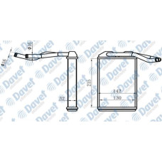 KALORIFER RADYATORU BRAZING COROLLA AE101 215X130X32 AT/MT SANZUMAN