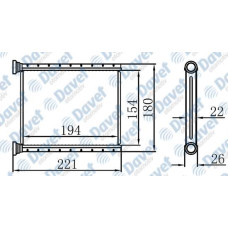 KALORIFER RADYATORU BRAZING TOYOTA HILUX 153X205X20  AT/MT SANZUMAN   ####