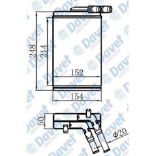 KALORIFER RADYATORU BRAZING CADDY-GOLF-JETTA 234X157X32 AT/MT SANZUMAN