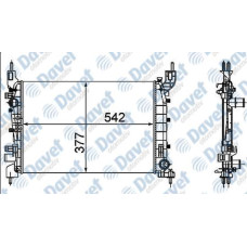 MOTOR SU RADYATORU LINEA 1.4 MPI 540X378X23  MANUEL SANZUMAN