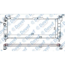 MOTOR SU RADYATORU CORSA B- 1.2I/1.4I 93- 680X267X23 OTOMATIK SANZUMAN