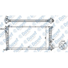 MOTOR SU RADYATORU 306 98-01-PARTNER-BERLINGO 96>-XSARA 97-00   670X377X23 MANUE