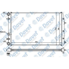MOTOR SU RADYATORU POLO 01-> MANUEL SANZUMAN  630X415X23