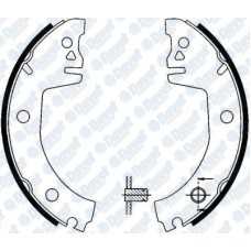 ARKA FREN BALATASI PABUCLU FAVORIT 89-97 FELICIA 200x32MM