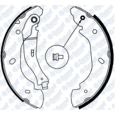 ARKA FREN BALATASI PABUCLU FORD TRANSIT V184 00-> 280x64mm ARKADAN CEKISLI