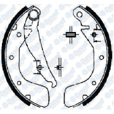 ARKA FREN BALATASI PABUCLU CORSA C 00-09 VECTRA A 93-95 ASTRA F 91-98 LACETTI 05