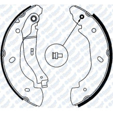 ARKA FREN BALATASI PABUCLU TRANSIT V184 2.0TDCI-2.2TDCI-2.4TDCI-3.2TDCI 03->14 O