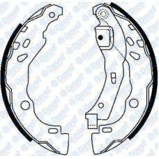 ARKA FREN BALATASI PABUC LOGAN 1.4-1.6 09-04-> CLIO II 1.2-1.4 16V-1.5DCI-1.9DTI