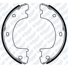 EL FREN BALATASI PABUC CIFT TEKER CRAFTER 06-> SPRINTER 06-> 172x42mm YAY TAKIML