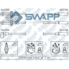 BUJI KABLOSU CITROEN AX BX C15 ZX 1.0 1.1 1.3 1.4 8V 86-98 C1A-H1A-HDY-KDX   ###