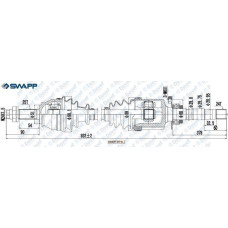 ON AKS SAG DOBLO 1.3 DIZEL/MULTIJET 05> 66KW - DOBLO 1.9 JTD/CARGO 01> 74KW/77KW