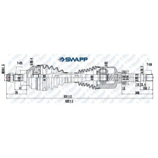 ON AKS SAG P308 - P3008 - P5008 - C4 II - DS4 1.4 VTI / 1.6HDI DV6 / 1.6 16V BE4