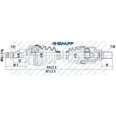 ON AKS SOL C3 1.4 8V 03> - C3 II 1.4 8V 16V OTOMATIK SANZUMAN   DIS FREZE:21 IC