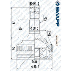 AKS KAFASI DIS P207 1.6 HDI 1.6 16V 06>12 - -P308 1.6 16V 1.6 HDI 2.0 HDI 07>13