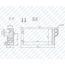 KALORIFER RADYATORU PEUGEOT 206 - XSARA - PICASSO ALUMINYUM   ####