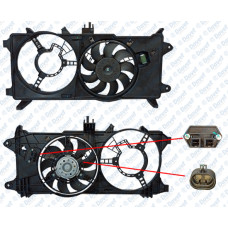 FAN MOTORU CIFTLI DAVLUMBAZ TEKLI FAN DOBLO 1.3 MJT / 1.9 JTD KLIMASIZ 01-10