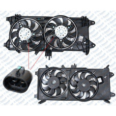 FAN MOTORU SU+KLIMA DAVLUMBAZLI CIFTLI DOBLO 1.3 MULTIJET 01>10 - DOBLO 1.9 JTD