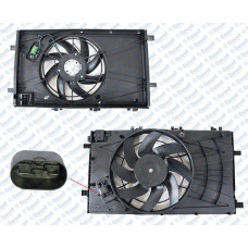 FAN MOTORU SU+KLIMA DAVLUMBAZLI TEKLI INSIGNIA 1.6 1.8 08> A16XER 383mm