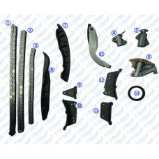 EKSANTRIK ZINCIR KITI SETI 14 PARCA HYUNDAI STAREX SORENTO 2.5 CRDI 140/170 HP